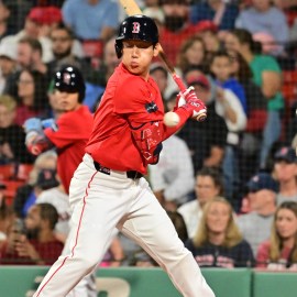 Boston Red Sox designated hitter Masataka Yoshida