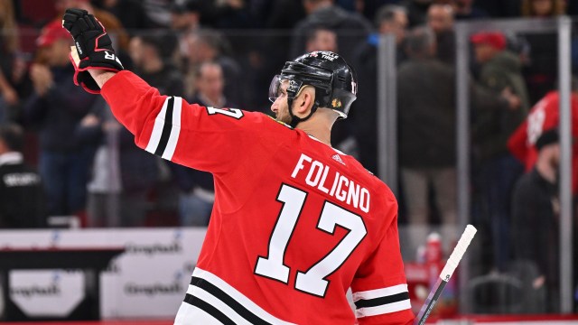 Chicago Blackhawks captain Nick Foligno