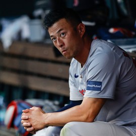 Boston Red Sox outfielder Rob Refsnyder