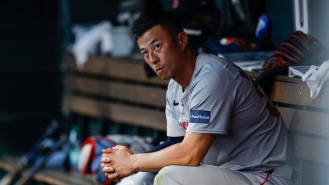 Boston Red Sox outfielder Rob Refsnyder