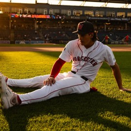 Worcester Red Sox player Roman Anthony