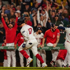 Boston Red Sox outfielder Tyler O'Neill