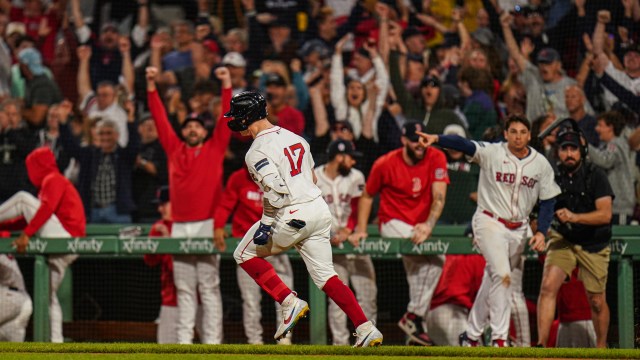 Boston Red Sox outfielder Tyler O'Neill