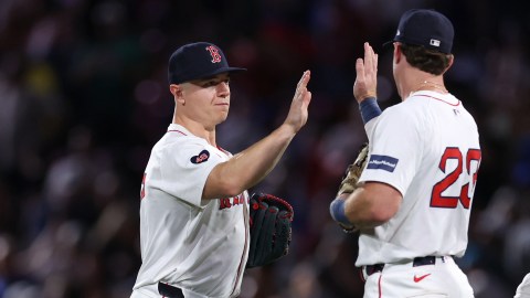 Boston Red Sox teammates Tyler O