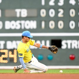 Boston Red Sox second baseman Vaughn Grissom