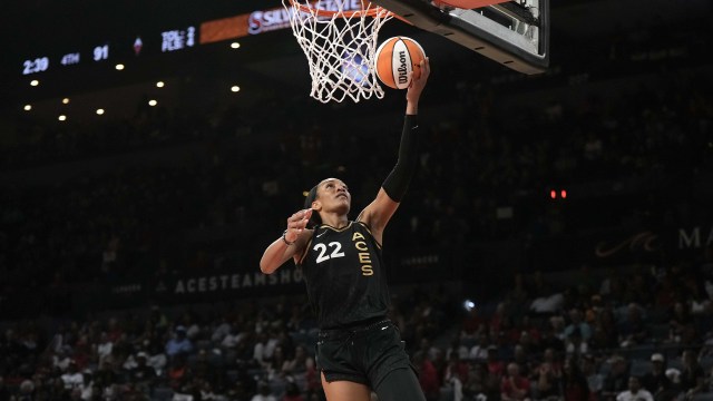 Las Vegas aces forward a'ja Wilson