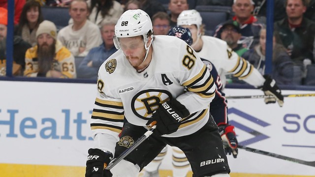 Boston Bruins forward David Pastrnak