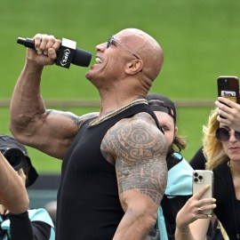 WWE superstar Dwayne "The Rock" Johnson