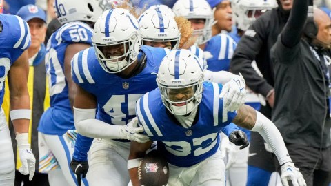 Indianapolis Colts linebacker E.J. Speed, safety Julian Blackmon