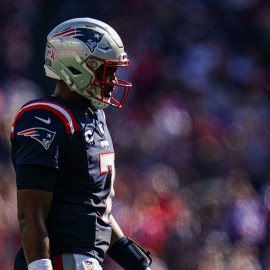 New England Patriots quarterback Jacoby Brissett