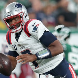 New England Patriots quarterback Jacoby Brissett