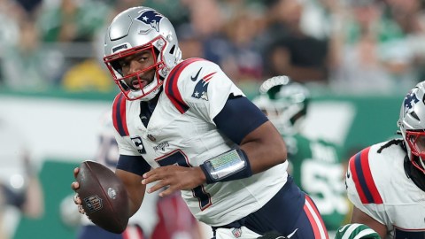 New England Patriots quarterback Jacoby Brissett