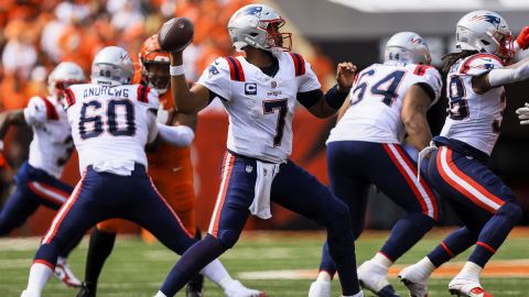 New England Patriots quarterback Jacoby Brissett