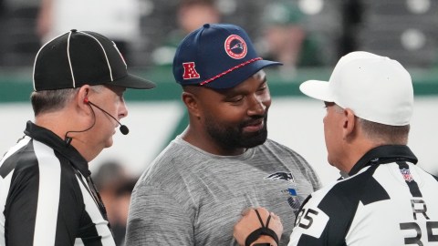 New England Patriots head coach Jerod Mayo