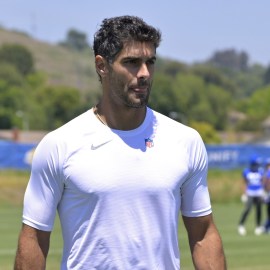 Los Angeles Rams quarterback Jimmy Garoppolo