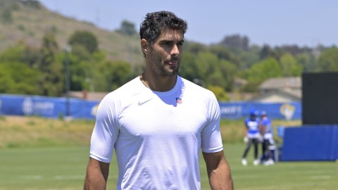 Los Angeles Rams quarterback Jimmy Garoppolo