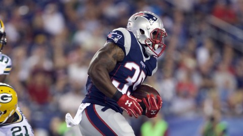 Former New England Patriots running back Jonas Gray