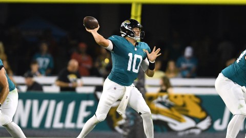 Jacksonville Jaguars quarterback Mac Jones