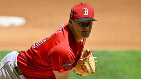 Boston Red Sox pitcher Richard Fitts