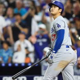 Los Angeles Dodgers designated hitter Shohei Ohtani