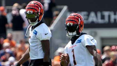 Cincinnati Bengals wide receivers Tee Higgins, Ja'Marr Chase