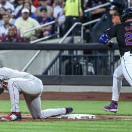 Boston Red Sox first baseman Triston Casas and New York Mets infielder Pete Alonso