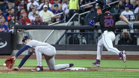 Boston Red Sox first baseman Triston Casas and New York Mets infielder Pete Alonso