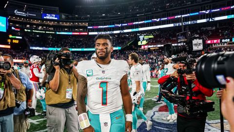 Miami Dolphins quarterback Tua Tagovailoa