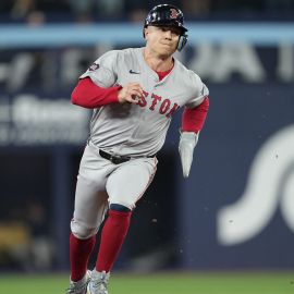 Boston Red Sox outfielder Tyler O'Neill