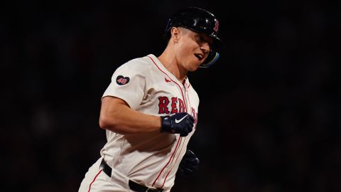 Boston Red Sox outfielder Tyler O'Neill