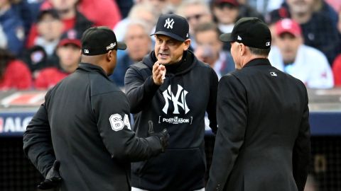 New York Yankees manager Aaron Boone