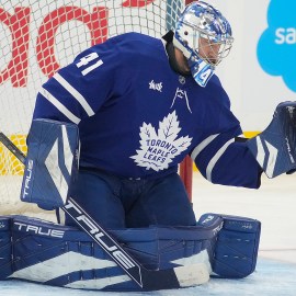 Toronto Maple Leafs goaltender Anthony Stolarz