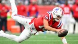 New England Patriots quarterback Drake Maye