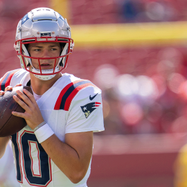 New England Patriots Quarterback Drake Maye