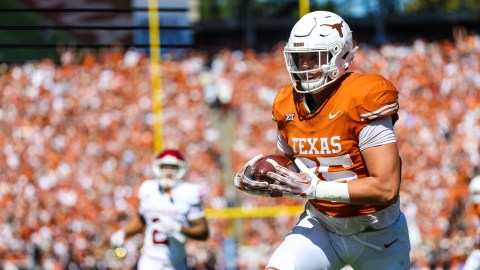 Texas Longhorns tight end Gunnar Helm