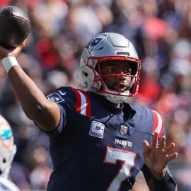 New England Patriots quarterback Jacoby Brissett