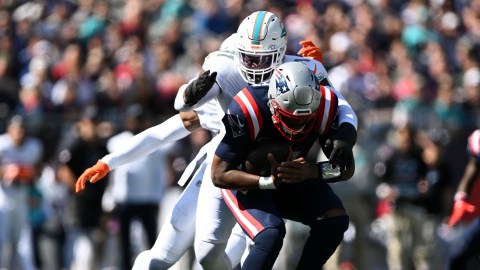 New England Patriots quarterback Jacoby Brissett