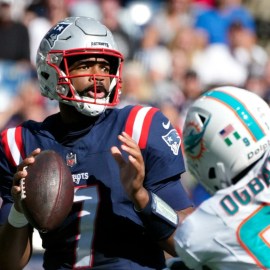 New England Patriots quarterback Jacoby Brissett