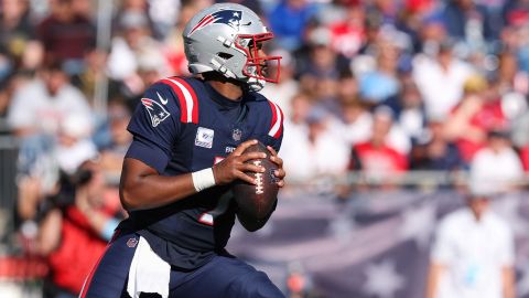 New England Patriots quarterback Jacoby Brissett