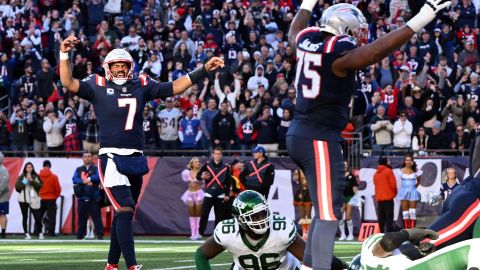 New England Patriots quarterback Jacoby Brissett