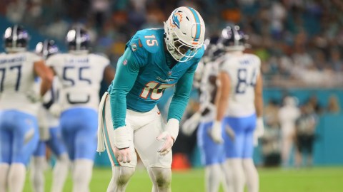 Miami Dolphins linebacker Jaelan Phillips