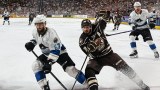 Former Boston Bruins prospect Jakub Zboril and Hershey Bears forward Hendrix Lapierre