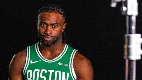 Boston Celtics guard Jaylen Brown