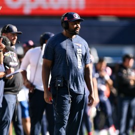 New England Patriots head coach Jerod Mayo