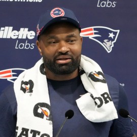 New England Patriots head coach Jerod Mayo