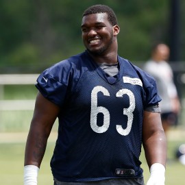 New England Patriots offensive lineman Jerome Carvin