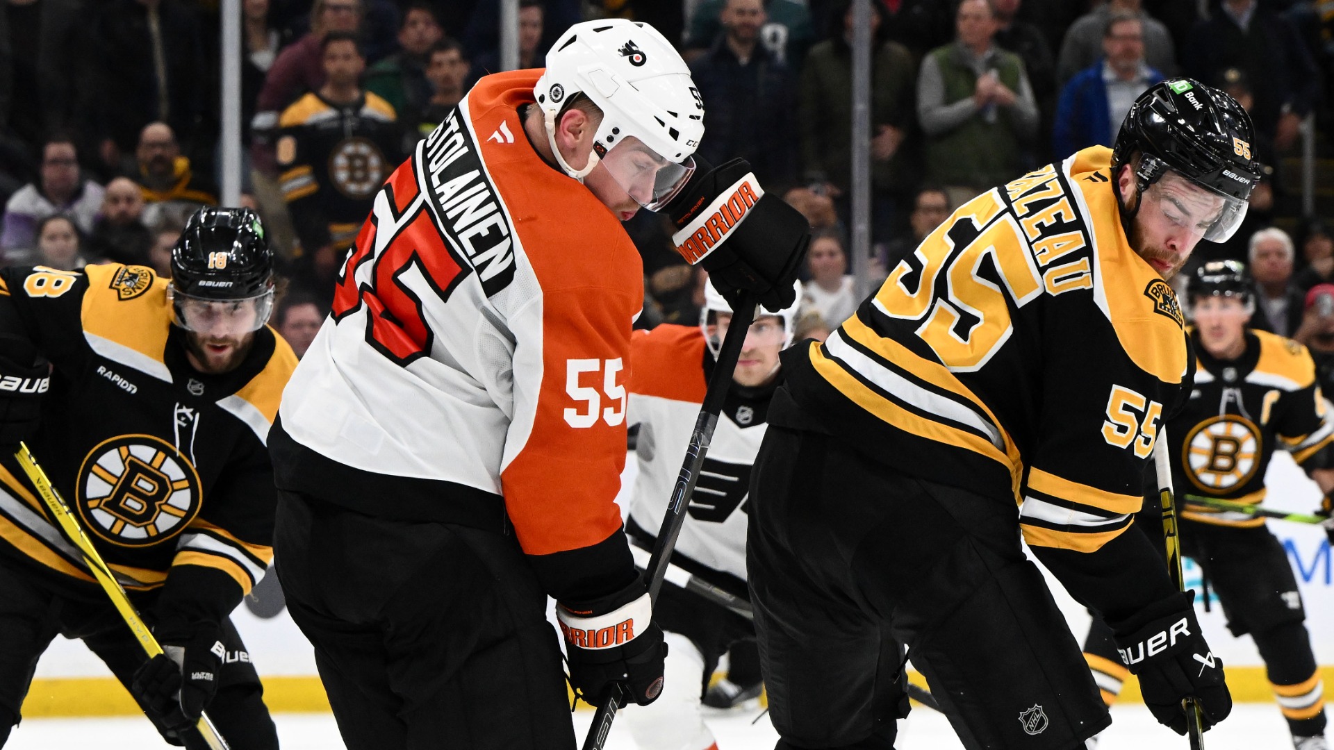 Bruins Notes: Struggling Offense Can't Break Through Against Flyers