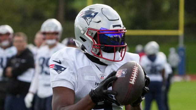 New England Patriots wide receiver Kayshon Boutte