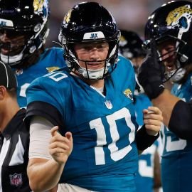 Jacksonville Jaguars quarterback Mac Jones