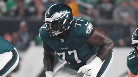 Philadelphia Eagles offensive tackle Mekhi Becton